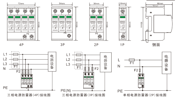 二級(jí)電源防雷器